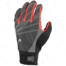 Nike Elite Storm Fit Run Gloves - Mens - Black/sport Red