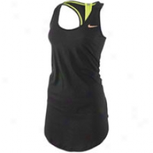 Nike Additional Long Drapy Racerbacl Tank - Womens - Black