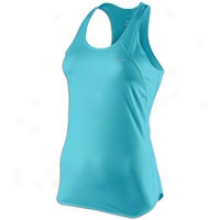 Nike Fast Pace Tank - Womens - Turq Blue/tide Pool Blue/white/reflective Silver