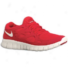 Nike Free Run + 2 - Mens - University Red/sail/gym Red