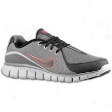 Nike Allowed Walk + - Mens - Darkness Grey/wolf Grey/gym Red/black