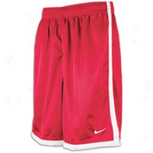 Nike Hustle 10" Shorts - Mens - Scarlet/ White/ Wyite