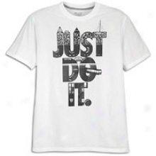 Nike Jdi City S/s T-shirt - Mens - White