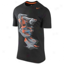 Nike Kobe Blur Face Off T-shirt - Mens - Black/safety Orange