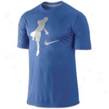 Nike Lax Blue Chip Legend T-shirt - Mens - Varsity Royal/carbon Heather/metallic Silver