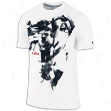 Nike Lebron 3d T-shirt - Mens - White/wolf Grey