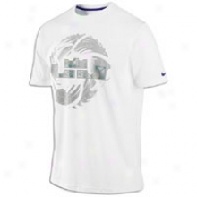 Nike Lebron Crown Seal T-shirt - Mens - White/club Purple