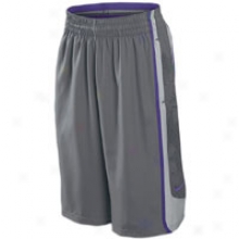Nike Lebron Gt9 Short - Mens - Flint Grey/wolf Grey/club Purple