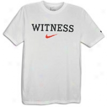 Nike Lebron Witness T-shirt - Mens - White/black/varsity Red