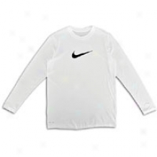 Nike Fable L/s T-shirt - Distended Kids - White/black