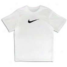 Nike Legend S/s T-shirt - Big Kids - White/black