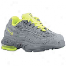 Nike Lirtle Max 95 - Toddlers - Cool Grey/cool Grey/volt