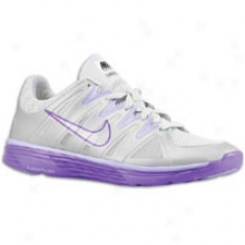 Nike Lunar Always+ Tr - Womens - Neutral Grey/wolf Grey/pure Purple