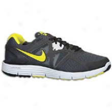 Nike Lunarglide + 3 - Mens - Anthraxite/black/pure Platinum/electrolime