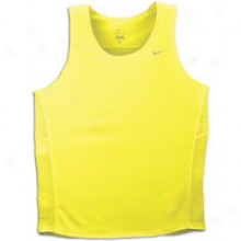 Nike Miler Singlet - Mens - Electrolime/reflective White