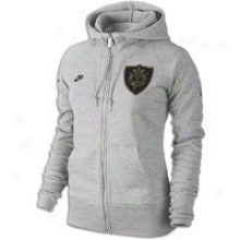 Nike Pacquiao Mp Aw Fz Hoodie - Womens - Dk Grey Heather