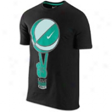 Nike Peace Lve Hoops T-shirt - Mens - Black/new Green