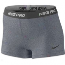 Nike Pro 2.5" Compression Short - Womens - Carbon Heather/black