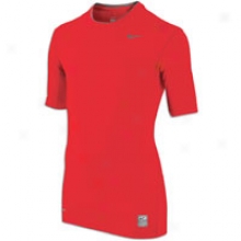 Nike Pro Combat Core Fitted S/s Yth T-shirt - Full Kids - Varsity Red