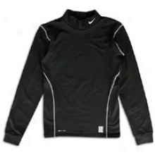 Nike Pro Combat Core Thermal Mock - Big Kids - Black