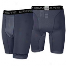 Nike Pro Combat Hypercool 6" Short - Mens - Carbon Heather