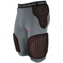 Nike Pro Oppose Vis Padded Short - Mens - Grey/red