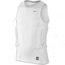 Nike Pro Combat Vis Crop - Big Kids - White