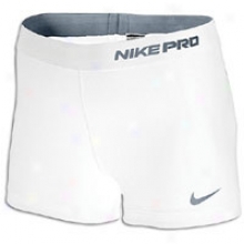 Nike Pro Core 2.5" Compression Short - Womens - White/cool Grey