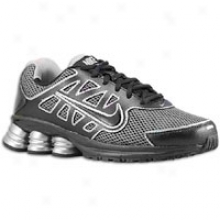 Nike Shox Qualify 2 - Big Kid s- Black/black/metallic Silver