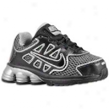 Nike Shox Qualify 2 - Toddlers - Black/black/metallic Silver