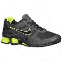 Nike Shox Turbo + 12 - Mens - Black/dark Grey/volt