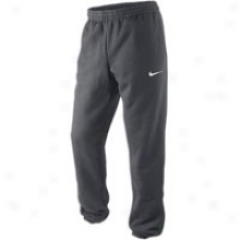 Nike Squad Fleece Cuff Pant - Mens - Anthracite/white