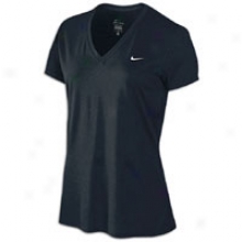 Nike S/s Legend V T-shirt - Womens - Black/white