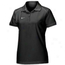 Nike S/s Polo Ii - Womens - Black/white