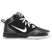 Nike Team Hustle D 5 - Big Kids - Black/metallic Silver/white