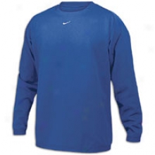 Nike Team Tech Fleece Crew - Mens - Royal/white