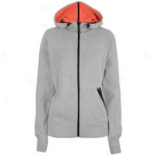 Nike Tech Beta 77 Jacket - Womens - Dark Grey Heather/solar Red