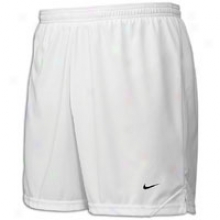 Nike Tiempo Game Short - Mens - White/white/black