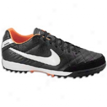 Nike Tiempo Mystic 4 Tf - Mens - Black/total Orange/white