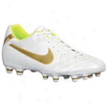 Nike Tiempo Mysticc Iv Fg - Mens - Metallic Summit White/metallic Gold Grain/volt