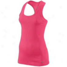 Nike Tight Chill Pol Legend Rib Tank - Womens - Pink Flash/cool Grey