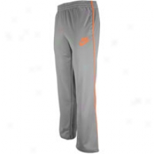 Nike Track Pant - Mens - Heather Grey/safety Oramge