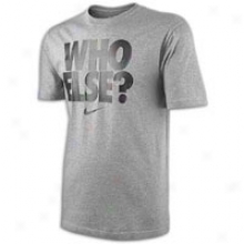 Nike Who Else S/s T-shirt - Mens - Dark Grey Heather