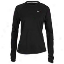 Nike Wool Dri-fit Crew - Womens - Black/reflective Silver