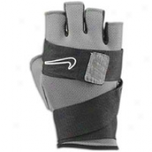 Nike Wrap Up Elite Lifting Glove - Mens - Grey/black/white