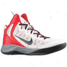 Nike Zoom Hyperenforcer - Mens - White/sport Red/cool Grey/black