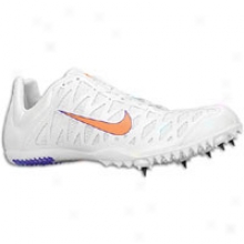 Nike Zoom Maxcat 3 - Mens - White/varsity Purple/tottal Orange