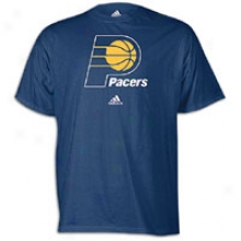 Pacers Adidas Primary Logo S/s T-shirt - Mens - Dark Navy