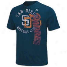 Padres Majestic Mlb Cooperstown Rookie T-shirt - Mens - Navy