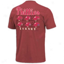 Phillies Majestic Cooperstown Nostalgia T-shirt - Mens - Maroon